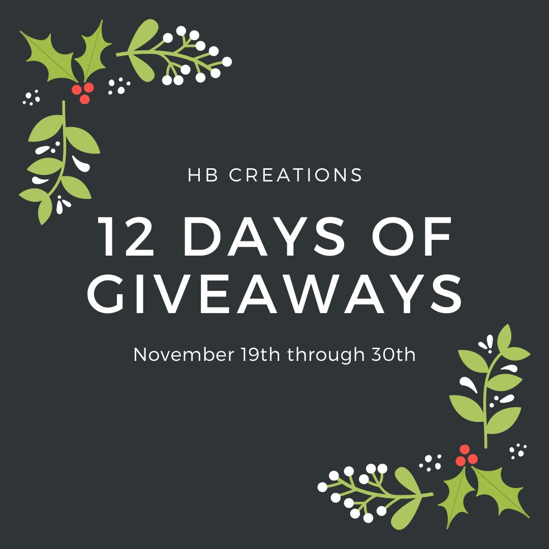 12 Days of Giveaways — Winners