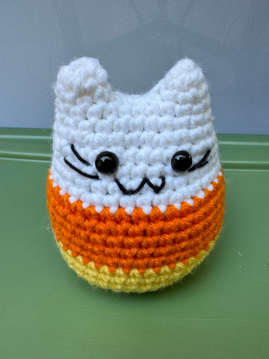 Crochet Candy Corn Cat