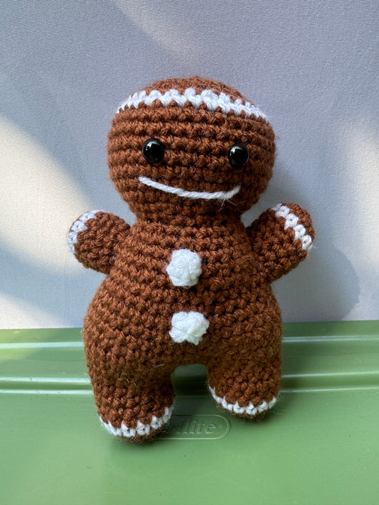 Crochet Gingerbread Man with Butt