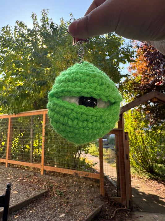 Crochet Eyeball Keychain