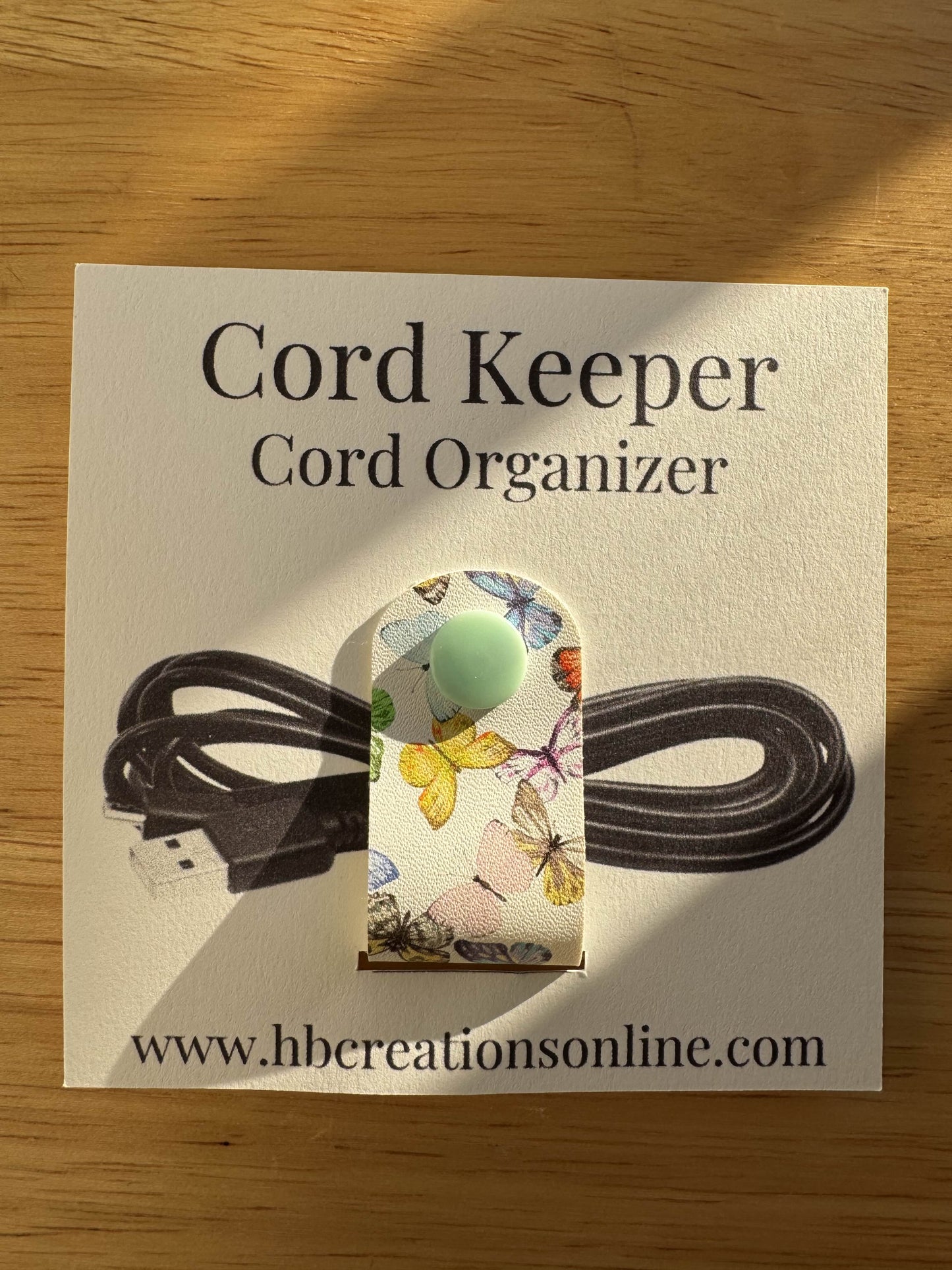 Butterfly Cord Keeper | Cord Organizer | Travel Cord Organizer