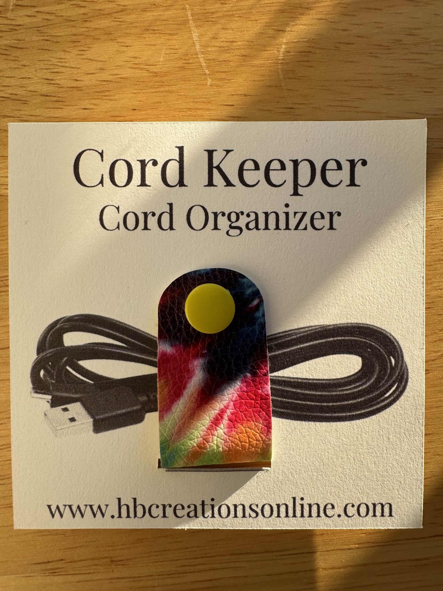 Tie Dye Cord Keeper | Cord Organizer | Travel Cord Organizer