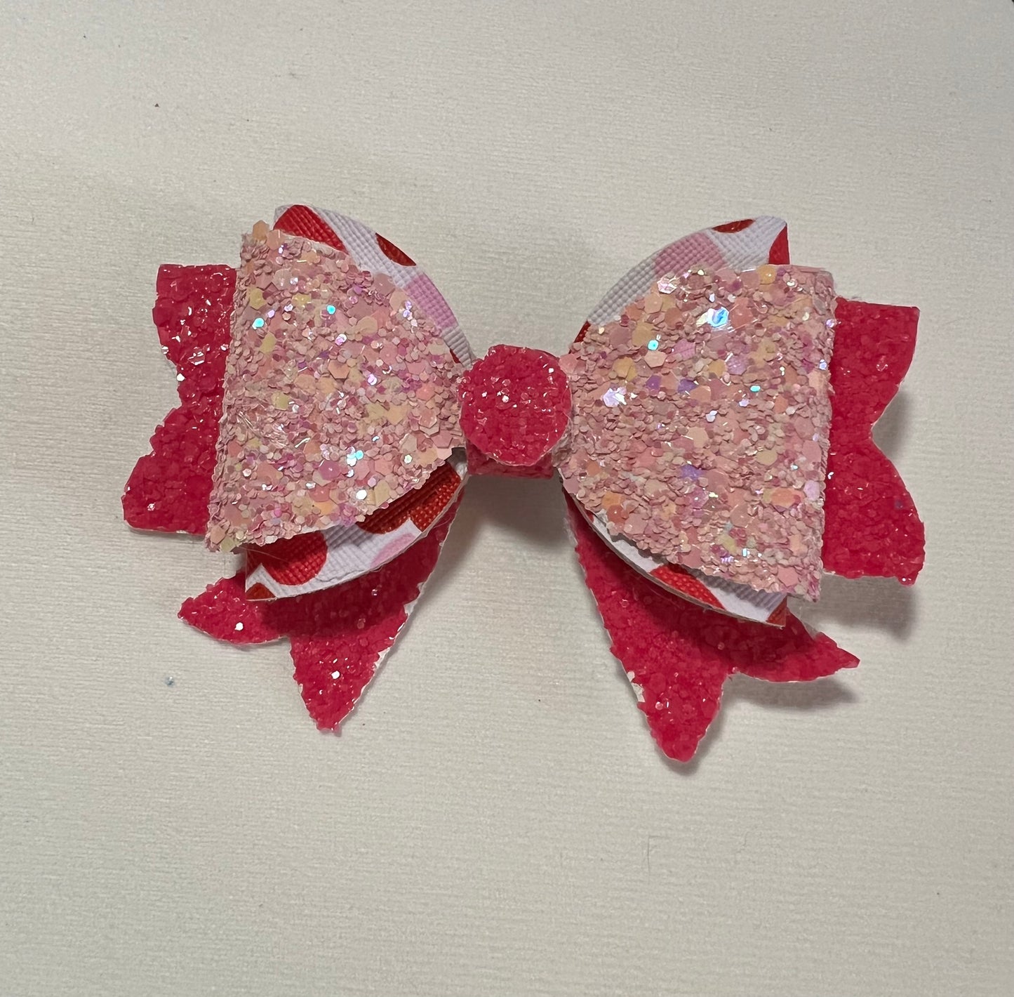 Valentines Day Heart Bow