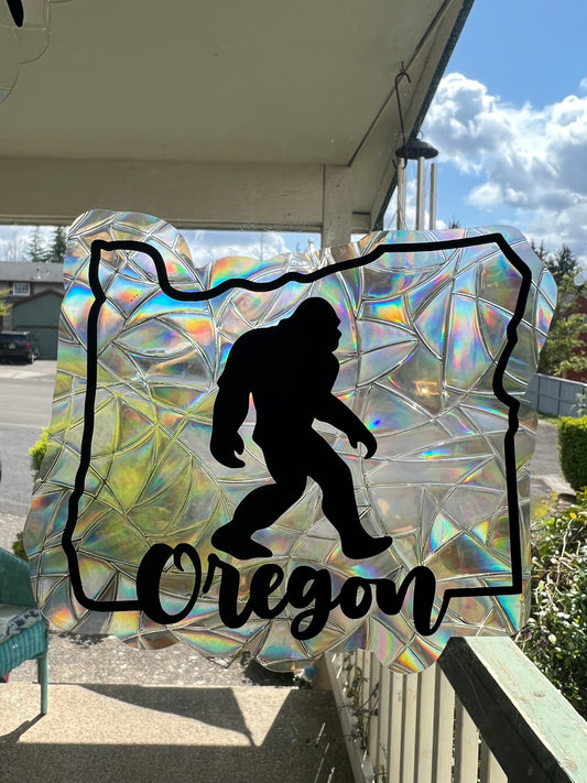 Oregon Suncatcher Window Cling