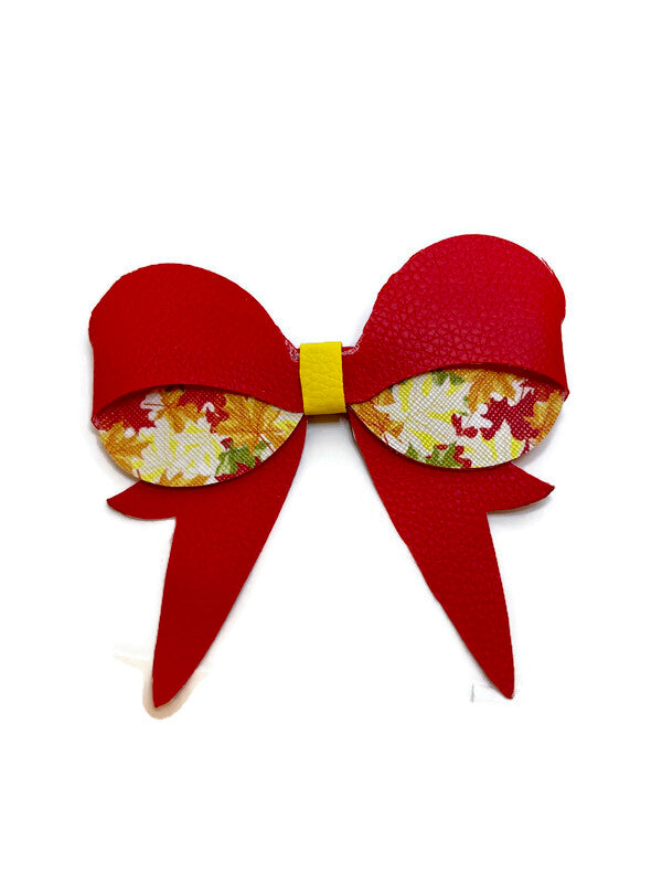 Maple Draping Hairbow