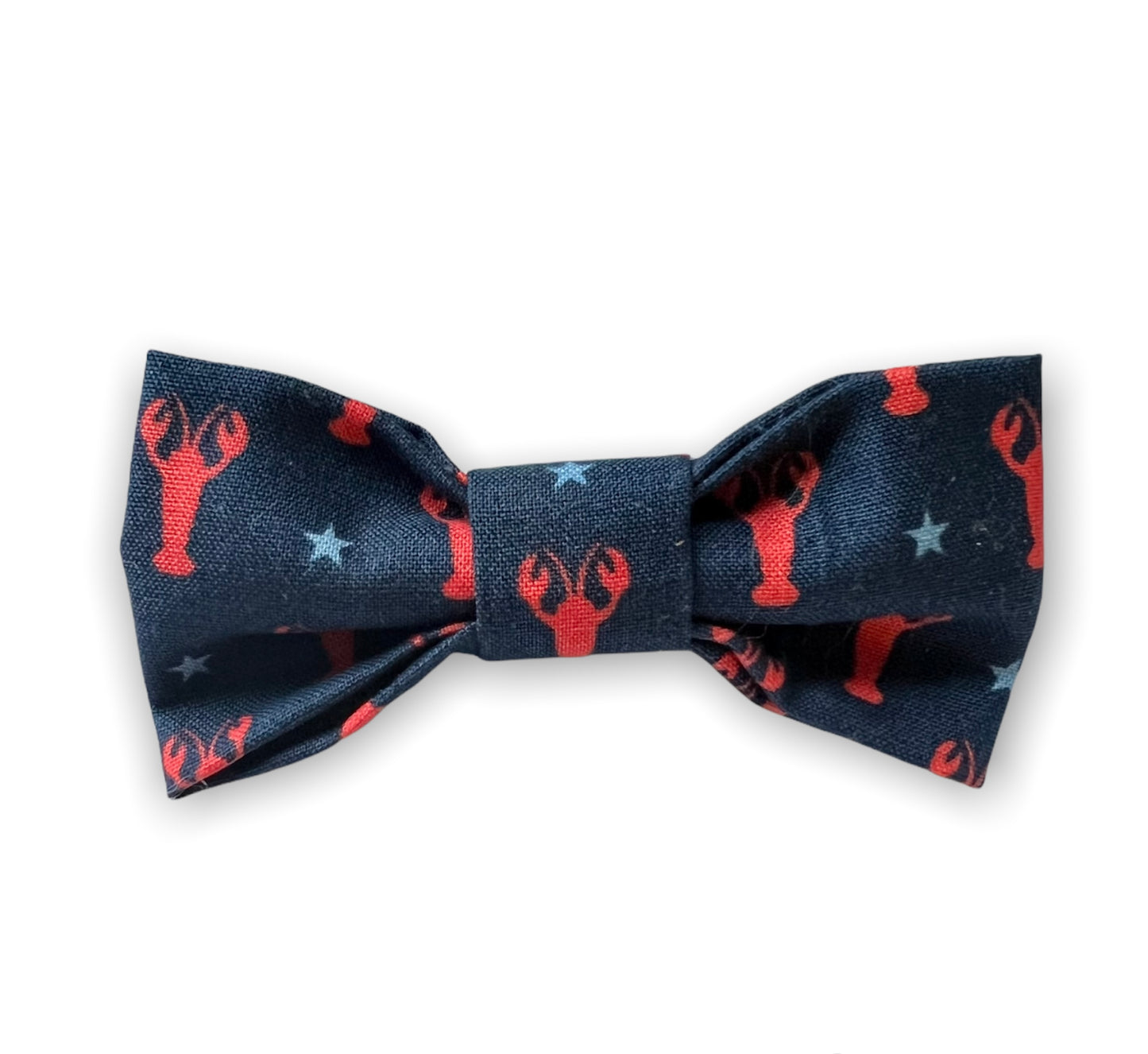 Lobster Fabric Hairbow | Children's Bow | Adult Bow | Collar Bow | Hair Accessory