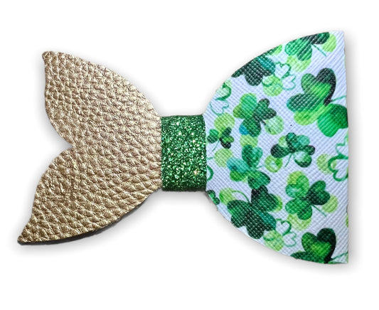 Mermaid Shamrock St. Patrick's Day Hairbow