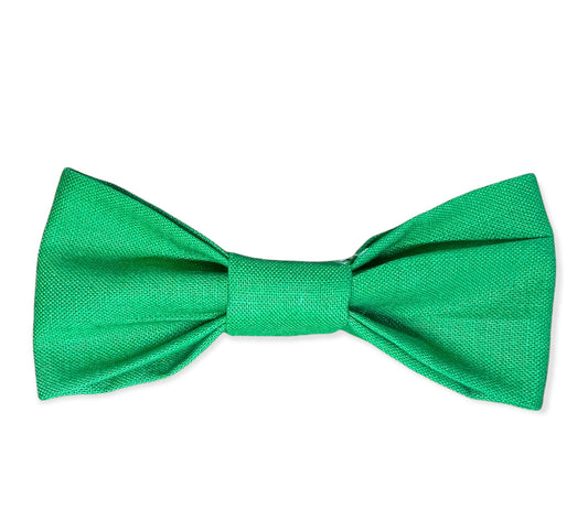 Green Fabric Hairbow