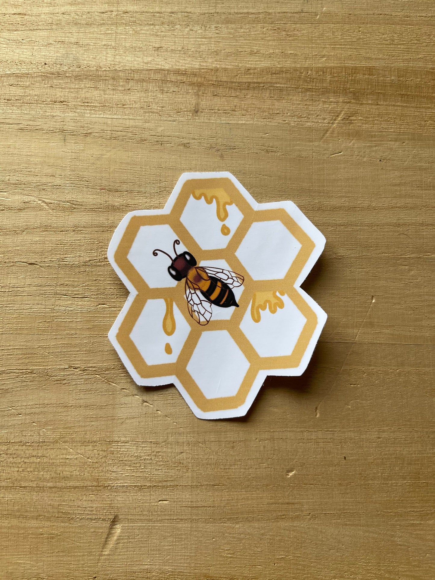 Honeybee Water Resistant Sticker | Laptop Sticker | Water Bottle Sticker | Vinyl Sticker