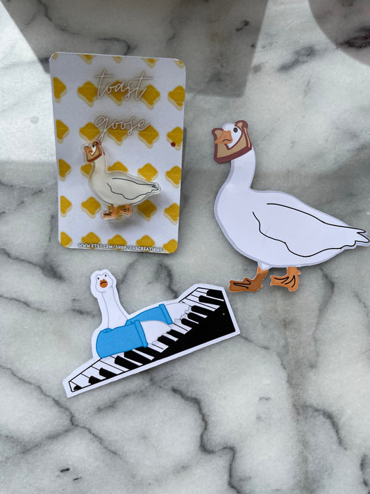 Exclusive Toast Goose Pin Set | Accessories