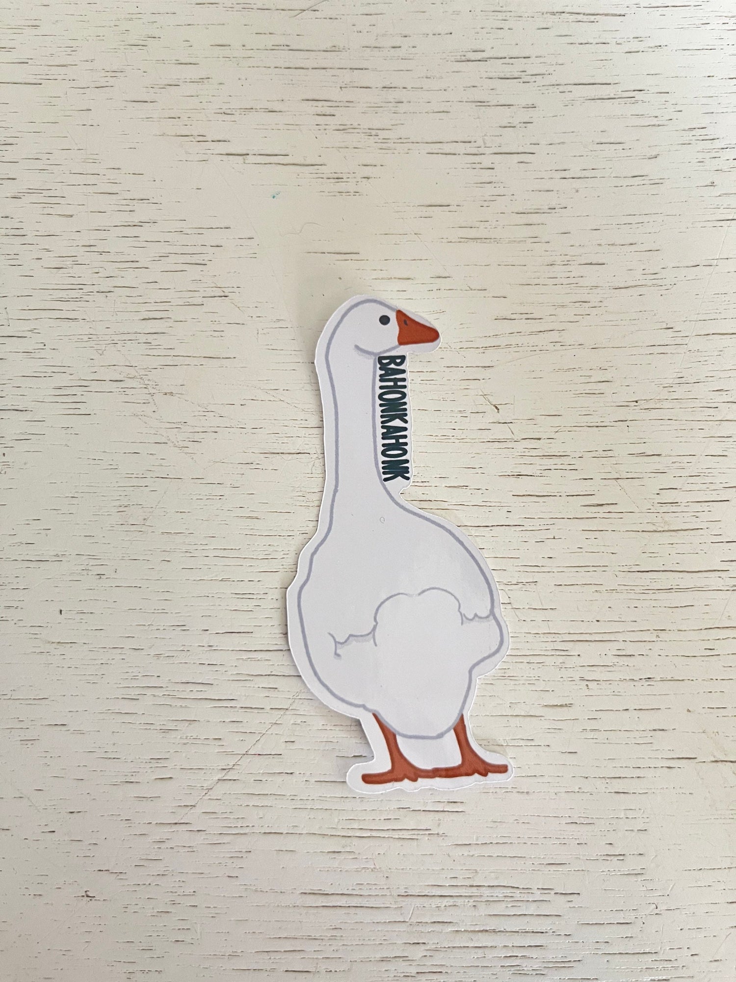 Bahonkahonk Goose Water-Resistant Sticker  | Laptop Sticker | Water Bottle Sticker | Vinyl Sticker