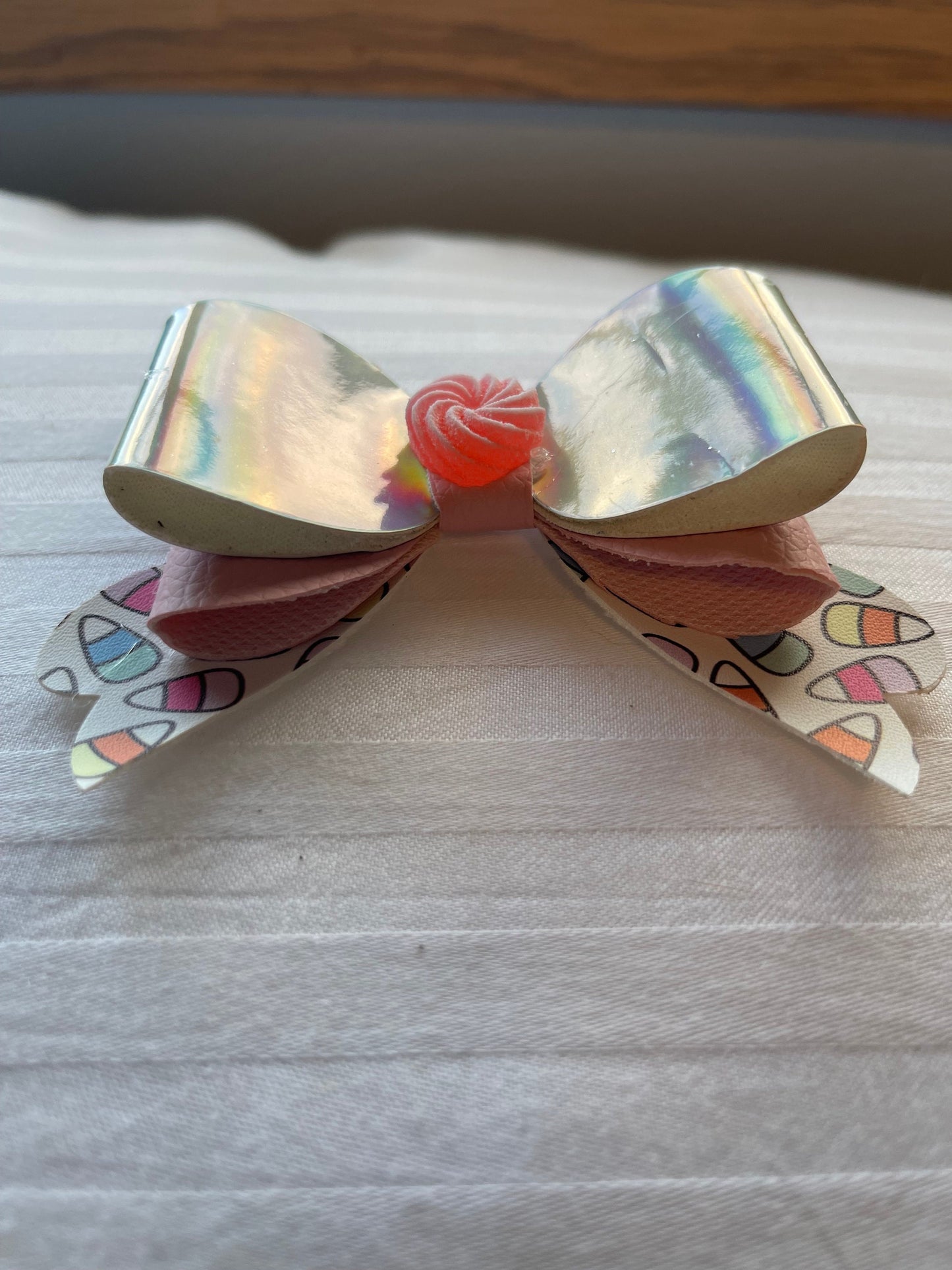 Candy Corn Hairbow | Women's Bow | Children's Bow