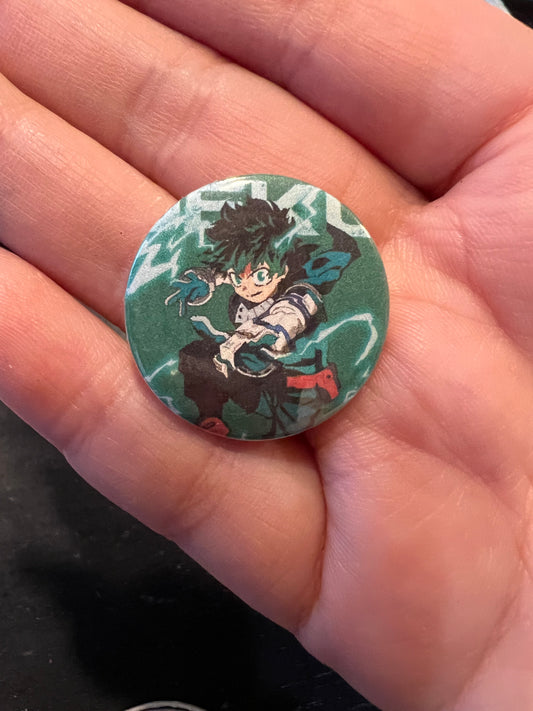 Anime Hero 1 inch Pin | Hero School Pin